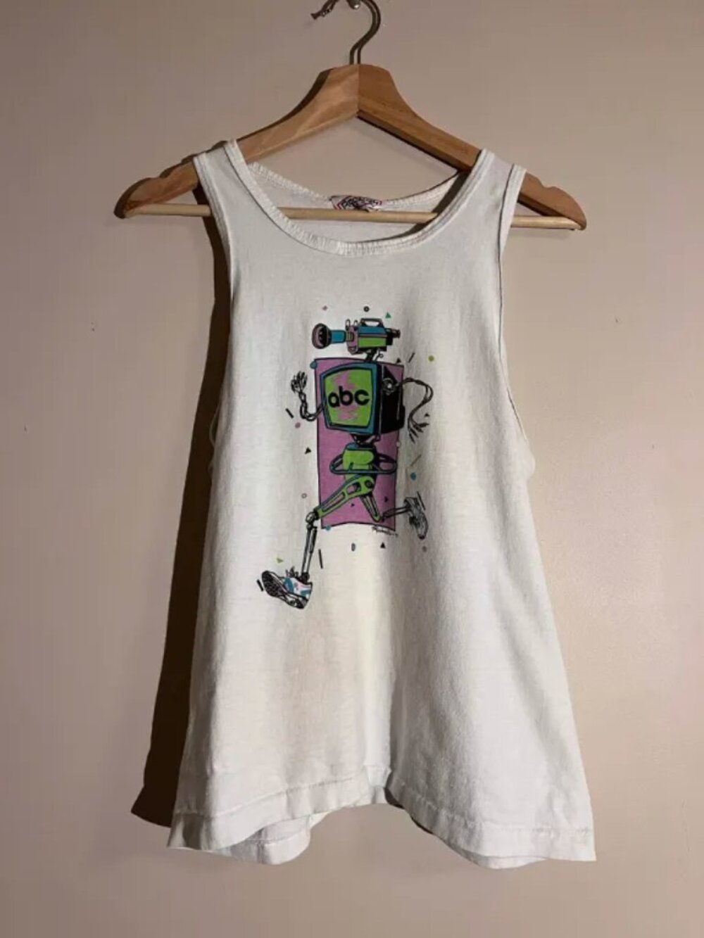 Reebok vintage 90s abc tv tank top